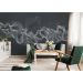 Обои виниловые на флизелине Design Studio 3D Line Style Узорчатые линии в серых тонах Холст Серебро (LST-019)