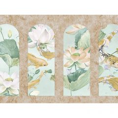 Панно виниловое на флизелине Zambaiti Parati Satin Flowers IV 5.1x3 м (Z66867)