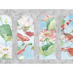 Панно виниловое на флизелине Zambaiti Parati Satin Flowers IV 5.1x3 м (Z66868)