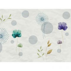 Панно виниловое на флизелине Zambaiti Parati Satin Flowers IV 5.1x3 м (Z66885)