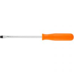 Отвертка Fit Эконом, CrV сталь, пластиковая оранжевая ручка 5х100 мм SL 54174