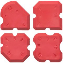 Набор шпателей для затирки швов СВП Пластик (SWP Plastik) Руси твердость по ШОР 95