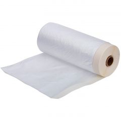 Укрывная пленка с малярной лентой Деликат 10 мкм 0,55х33 м