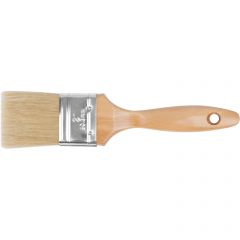 Кисть Fit (Фит) флейцевая Профи, натур,светлая щетина, деревянная ручка 2 (50 мм) 01115