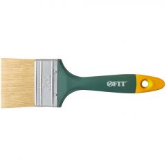 Кисть Fit (Фит) флейцевая Контур, натур,светлая щетина, пластиковая ручка 1 (25 мм) 01163