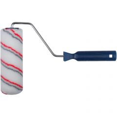 Валик Fit (Фит) полиакриловый, белый со спиральными полосами, каркасн,сист,, диам,40/64 мм, ворс 12 мм, 180 мм 02111