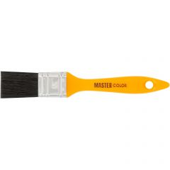 Кисть Master Color (Мастер Колор) флейцевая, толщ, 12 мм, 70% ПБT/30% черн,натур, щетина, нерж, обжим, пласт,ручка, ширина 30 мм 30-0161