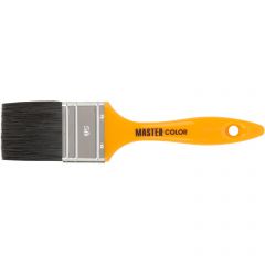 Кисть Master Color (Мастер Колор) флейцевая, толщ, 14 мм, 70% ПБT/30% черн,натур, щетина, нерж, обжим, пласт,ручка, ширина 50 мм 30-0163