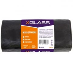 Мешки ПВД X-Glass 110х86 см 160 л 10 шт/рул