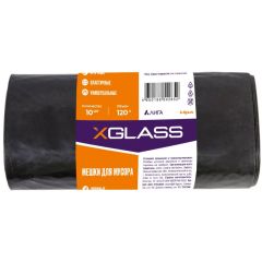 Мешки ПВД X-Glass 70х110 см 120 л 10 шт/рул