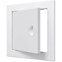 Люк ревизионный Evecs (Евекс) ЛР фланец 146х146 мм ручка 168х168 мм пластик (Л1515Р)