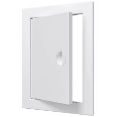 Люк ревизионный Evecs (Евекс) ЛР фланец 146х196 мм ручка 168х218 мм пластик (Л1520Р)