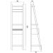 Пенал Creto (Крето) Provence 1800х490х400 мм 9-1050W Wood