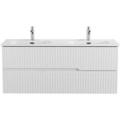 База под раковину Cezares DUET-N-1200-2C-SO-2-BL белый глянец