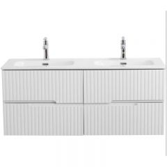 База под раковину Cezares DUET-N-1200-4C-SO-2-BL белый глянец