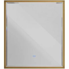 Зеркало Cezares CZR-SPC-INT-1000-900-LED-TCH-WARM-BORO золотой матовый