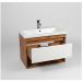 Тумба Viant (Вайант) Бостон 80, VBOS80CO-T1YP 500х766х425 подвесная, 1 ящ., дуб вотан/белый (под раковину COMO 80)