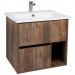 Тумба Viant (Вайант) Люксембург 75, VLUX75ELD-T2YP 560х710х446 подвесная, 2 ящ., дерево (под раковину ЭЛИНА 75)