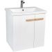 Тумба Viant Мюнхен 60, VMUN60COBEL-T2STP 620х560х430 подвесная, 2дв., белая (под раковину COMO 60)