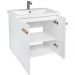 Тумба Viant (Вайант) Мюнхен 70, VMUN70COBEL-T2STP 620х655х425 подвесная, 2дв., белая (под раковину COMO 70)