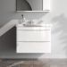База под раковину подвесная Am.Pm (Ам.Пм) Like глянцевая, 80 см 2 ящика, белый, M80FHX0802WG