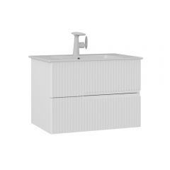 Тумба с раковиной Orka (Орка) Moonlight 70 подвесная, белый матовый 5001491