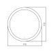 Зеркало Abber (Аббер) Mond AG6202SL-0.77 с подсветкой, сенсорный выключатель, диммер