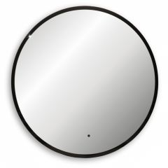 Зеркало Abber (Аббер) Mond AG6204SCB-0.77 с подсветкой, бесконтактный выключатель, диммер, черный
