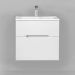 Тумба под раковину Jorno (Жорно) Modul 65 см подвесная белый (без раковины) (Mоl.01.62/P/W)