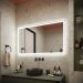 Зеркало для ванной комнаты Sancos City 1200х700 мм, c подсветкой, (CI1200)