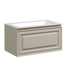 Тумба подвесная Sancos Very 790х445х406 мм, c одним ящиком оснащенным доводчиками, Beige Soft, (без раковины) (VR80CE)