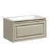 Тумба подвесная Sancos (Санкос) Very 790х445х406 мм, c одним ящиком оснащенным доводчиками, Beige Soft, (без раковины) (VR80CE)