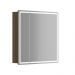 Зеркальный шкаф для ванной комнаты Sancos (Санкос) Mirror 790х150х740 мм, с LED подсветкой, цвет дуб чарльстон, (MI80ECH)