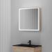 Зеркальный шкаф для ванной комнаты Sancos (Санкос) Mirror 790х150х740 мм, с LED подсветкой, цвет дуб галифакс натуральный, (MI80EG)