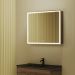 Зеркальный шкаф для ванной комнаты Sancos Mirror 890х150х740 мм, с LED подсветкой, цвет дуб чарльстон, (MI90ECH)