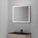 Зеркальный шкаф для ванной комнаты Sancos Mirror 890х150х740 мм, с LED подсветкой, цвет дуб галифакс натуральный, (MI90EG)
