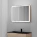 Зеркальный шкаф для ванной комнаты Sancos Mirror 990х150х740 мм, с LED подсветкой, цвет дуб галифакс натуральный, (MI100EG)