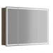 Зеркальный шкаф для ванной комнаты Sancos (Санкос) Mirror 1190х150х740 мм, с LED подсветкой, цвет дуб чарльстон, (MI120ECH)