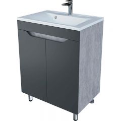 Тумба Stella Polar (Стелла Поляр) Абигель 65, SP-00001079 серый, цемент