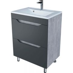 Тумба Stella Polar (Стелла Поляр) Абигель 65, SP-00001131 серый, цемент