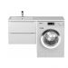 Тумба под стиральную машину Uperwood (Аппервуд) Tanos, 60 см, подвесная, белая