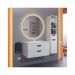 Зеркало для ванной с подсветкой Uperwood Modul, 65х65 см, бесконтактный сенсор, антизапотевание, круглое, теплая подсветка