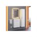 Тумба с раковиной для ванной Uperwood Modul, 50 см, подвесная, матовая, белая