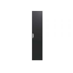 Шкаф-пенал для ванной Uperwood Modul, 33х36х150 см, подвесной, с дверцами, матовый, черный