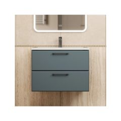 Тумба под раковину для ванной Uperwood (Упервуд) Foster New, 70 см, подвесная, серый графит TFosterNEW70g