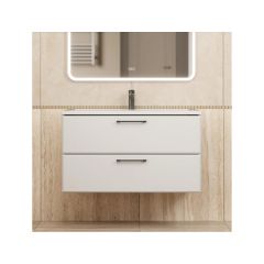 Тумба под раковину для ванной Uperwood (Упервуд) Foster New, 90 см, подвесная, белая TFosterNEW90w