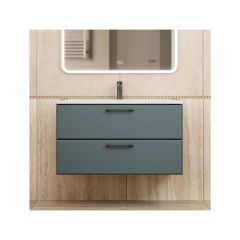 Тумба под раковину для ванной Uperwood (Упервуд) Foster New, 90 см, подвесная, серый графит TFosterNEW90g