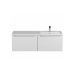 Тумба под раковину для ванной Uperwood (Упервуд) Tanos, 120 см, подвесная, правая, белая 291020262
