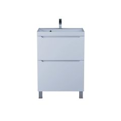 Тумба под раковину для ванной Uperwood (Упервуд) Tanos напольная, 60 см, белая, 2 ящика 291120329
