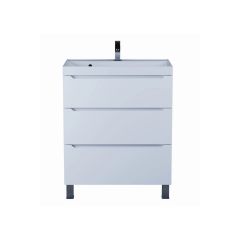 Тумба под раковину для ванной Uperwood (Упервуд) Tanos напольная, 70 см, белая, 3 ящика 291020330